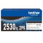 Brother TN2530XL2PK Black High Yield Toner 2 Pack 3 25210 212261