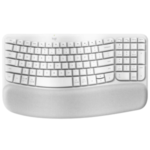 Logitech Wave Keys Wireless Ergo Keyboard - White 3 25808 4315135