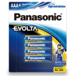 Panasonic Evolta AAA Alkaline Battery 4 Pack 3 25927 5412175