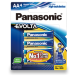 Panasonic Evolta AA Alkaline Battery 4 Pack 3 25928 5612175