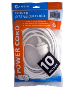 Sansai Power Extension Lead - 10 Meter
