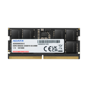 ADATA 16GB DDR5-5600 2048x8 SODIMM Lifetime wty