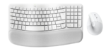 Logitech Wave Keys Wireless Ergonomic Keyboard for Mac - Off White 2 30067 0782936221311