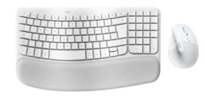 Logitech Wave Keys Wireless Ergonomic Keyboard for Mac - Off White
