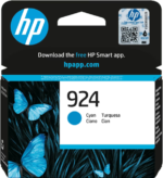 HP 924 Cyan Original Ink Cartridge 3 30311 4733414001912