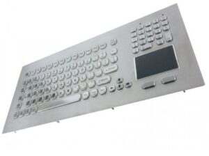 Inputel KB020 Stainless Steel Keyboard + Touchpad IP65 - USB