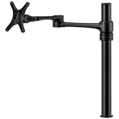 525mm long pole with 422mm articulated arm Black