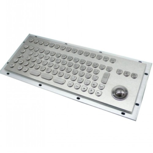 Inputel KB205 Stainless Steel Keyboard + Trackball IP65 - PS/2