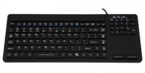 Inputel SK308 Silicone Keyboard + Trackpad IP68 - USB