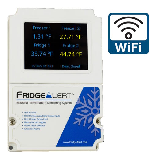 FridgeAlert - Temperature Monitoring with Built in LCD Display