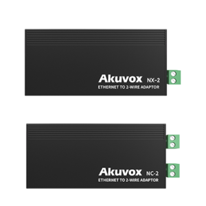 Alternative view of AV-NX-2-KIT Akuvox Ethernet to 2 wire converter POE with In Kit