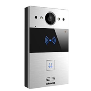 Alternative view of AV-R20A-2 Akuvox SIP 2 wire IP65 Pushbutton Video Intercom with RFID