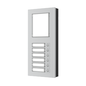 Alternative view of AV-MD06 Video Intercom Nametag Call 6 Button Module