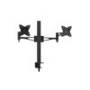 brateckdual2lcdmonitortablestandwarmanddeskclampupto23blackbrateck2226