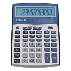 Citizen CCC-112 Check & Correct Desktop Calculator