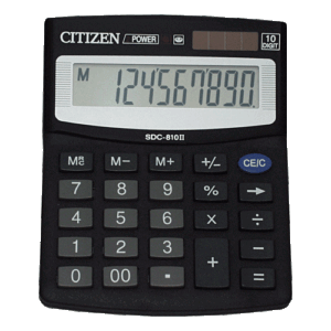 Citizen SDC-810 II Desktop Calculator