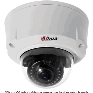 HDBW5100 1.3Mp IP Dome 20m IR 2.7-9mm