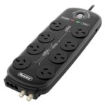 huntkey8outletsmartpowersurgeboardmasterslavetechnologyspecialdesignedforcomputers3373