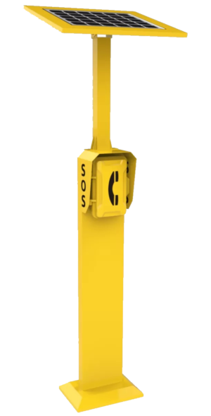 JR-101-CB-4G LTE Pillar telephone with solar, battery and Controller