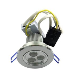 LEDware LED Downlight Kit 9W (450 lm) Warm White Adjustable [Silver]