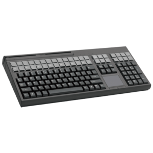 LPOS 71411 QWERTY Keyb with MSR TchP USB Blk