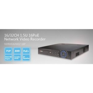 Dahua NVR4432-16P 32CH NETWORK VIDEO RECORDER with 16‐Port POE