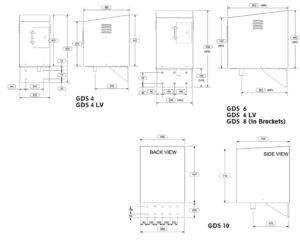 Alternative view of GDS 4/6, 4/6LV Swing Gate Operators