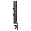 systema 400mm post with desk clamp black atsp40b