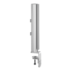 systema 400mm post with desk clamp silver white atsp40sw