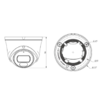 TC-C38XS Tiandy 8MP 2.8mm Starlight IR Turret Camera 3 tc c38xs 02