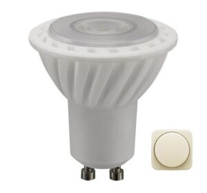 V-light LED Spotlight GU10 6W 240V (290lm) Warm White Dimmable