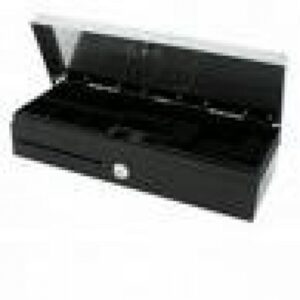 VPOS CASH DRAWER FLIPTOP 6 NOTE 8 COIN 24V BLK