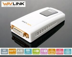 Wavlink USB 3.0 to DVI/HDMI/VGA Adapter 1920x1080 Link Up to 6 Simultaneous Displays