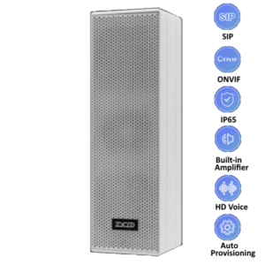 Zycoo SIP Network Column Speaker PoE+ or 24Vdc