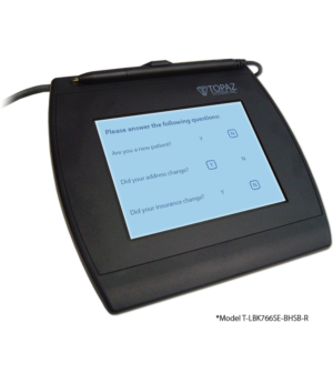 Topaz SignatureGem 4x5 HID-USB Backlit-T-LBK766-BHSB-R