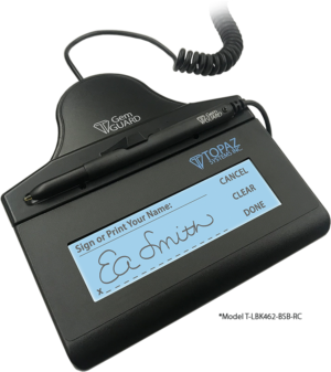 Topaz KioskGem LCD 1×5-T-LBK462-KAHSB-R