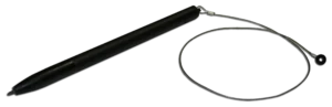 Topaz P-T111-B Pen with Steel Tether-P-T111-B