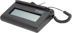 Topaz Siglite 1×5 Virtual/Serial LCD Backlit-T-LBK460-BSB-R