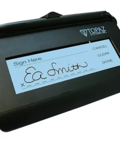 Topaz SignatureGem 1×5 Virtual Serial USB Backlit-T-LBK462-BSB-R