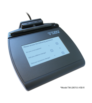 Topaz SignatureGem LCD 4×3 MSR-TM-LBK755SE-HSB-R