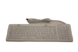 Inputel SK312 Silicone Keyboard White IP68 - USB