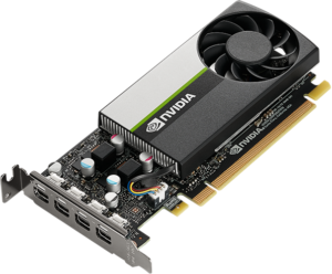 Nvidia Quadro T600E 4GB PCIE Graphics Card 4*miniDP Low Profile