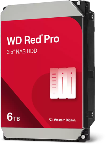 WD Red Pro 6TB SATA 3.5" 7200RPM 256MB NAS HDD 5Yr Wty. 1 WD Red Pro 6TB SATA 3.5" 7200RPM 256MB NAS HDD 5Yr Wty.