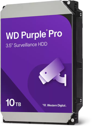 WD Purple Pro 10TB SATA 3.5" 7200RPM 512MB Surveillance HDD 3Yr Wty