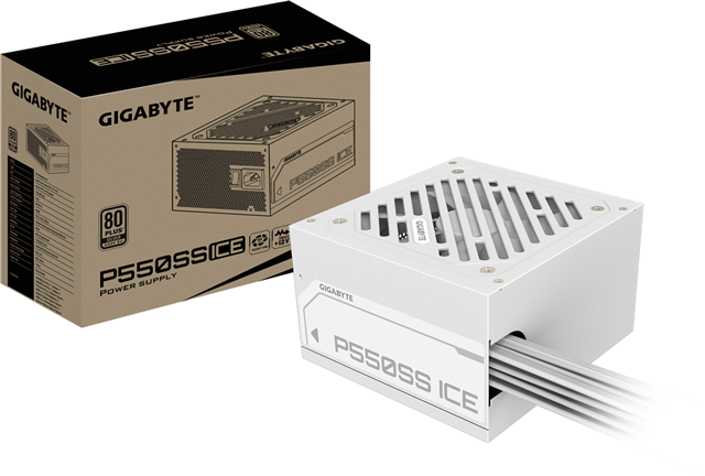 Gigabyte GP-P550SS ICE 550W ATX Silver PSU 3yr wty 1 Gigabyte GP-P550SS ICE 550W ATX Silver PSU 3yr wty