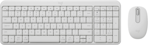 Logitech MK250 Bluetooth Wireless Keyboard and Mouse - Off White