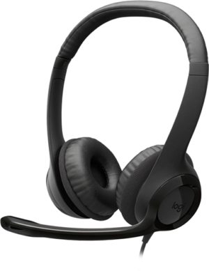 Logitech H390 USB-C Headset - BLACK