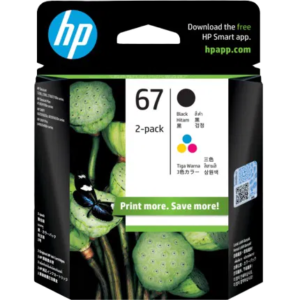 HP 67 Color/Black Ink Cartridge Combo 2-Pack