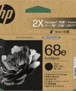HP 68e EvoMore Black Original Ink Cartridge
