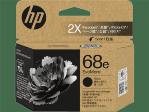 HP 68e EvoMore Black Original Ink Cartridge
